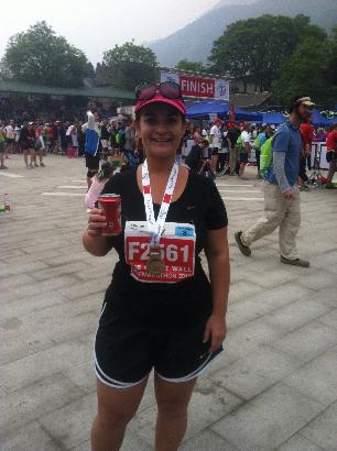 The Great Wall Half-Marathon done and dusted...