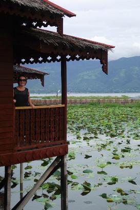 My over water bungalow on Lake Inle