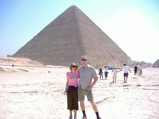 Tim and I in Giza